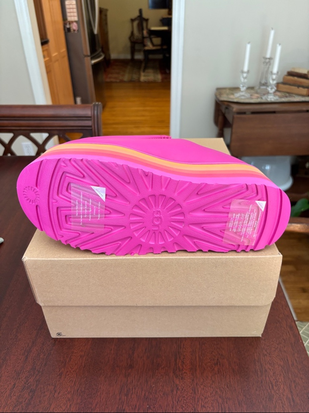 UGGS URSeen Platform Slipper-Shoes Size 8/9 NWT - Picture 11 of 12